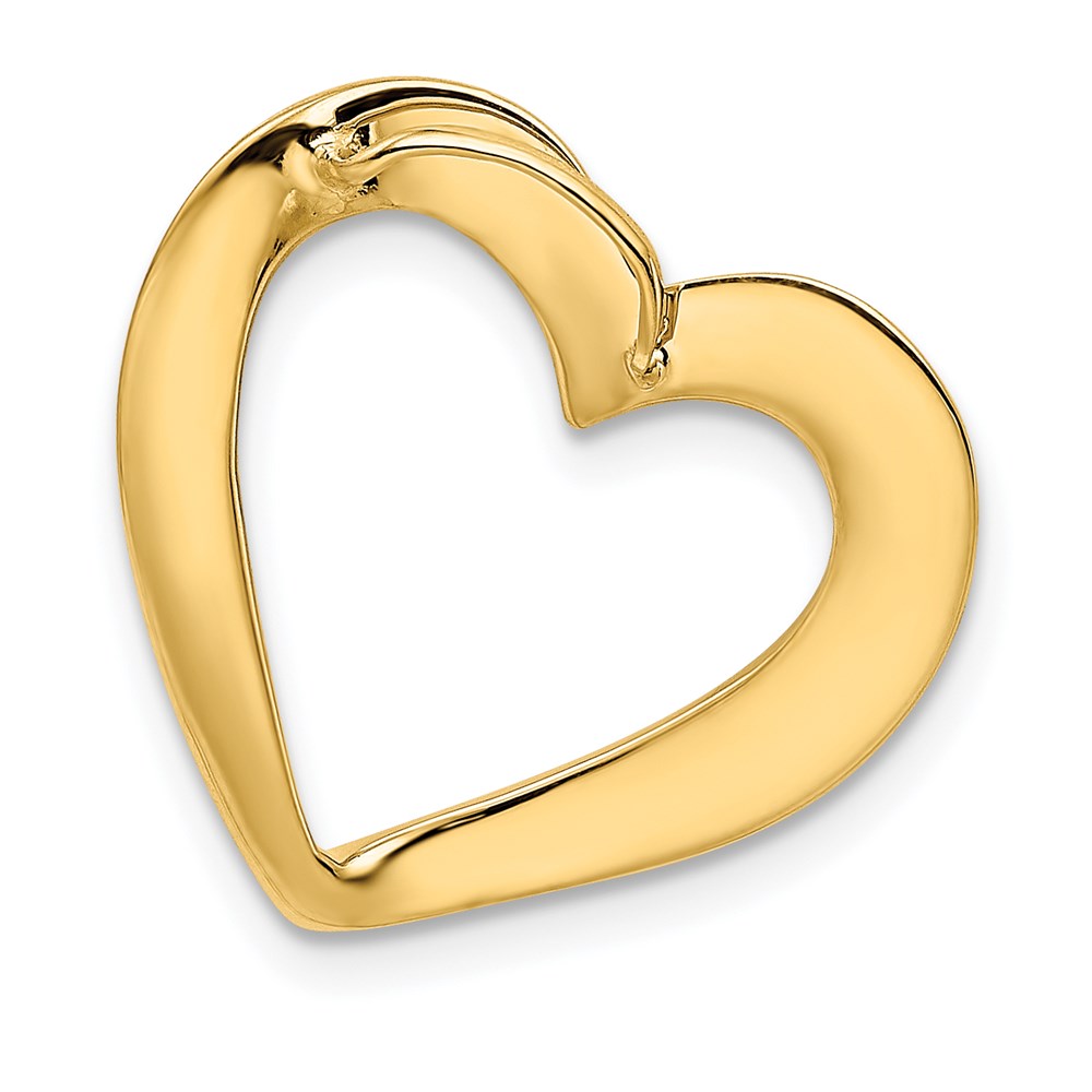 14K Gelbgold Herz Anhänger