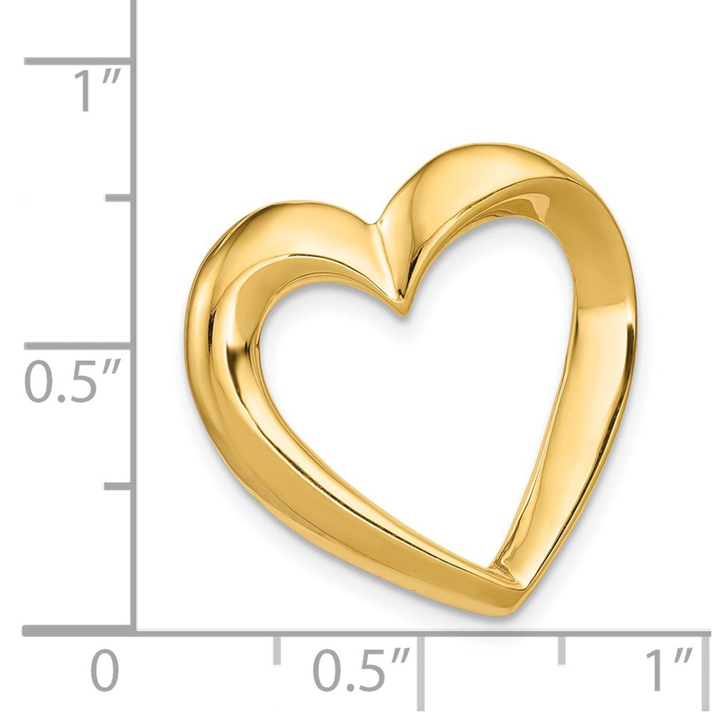 14K Gelbgold Herz Anhänger