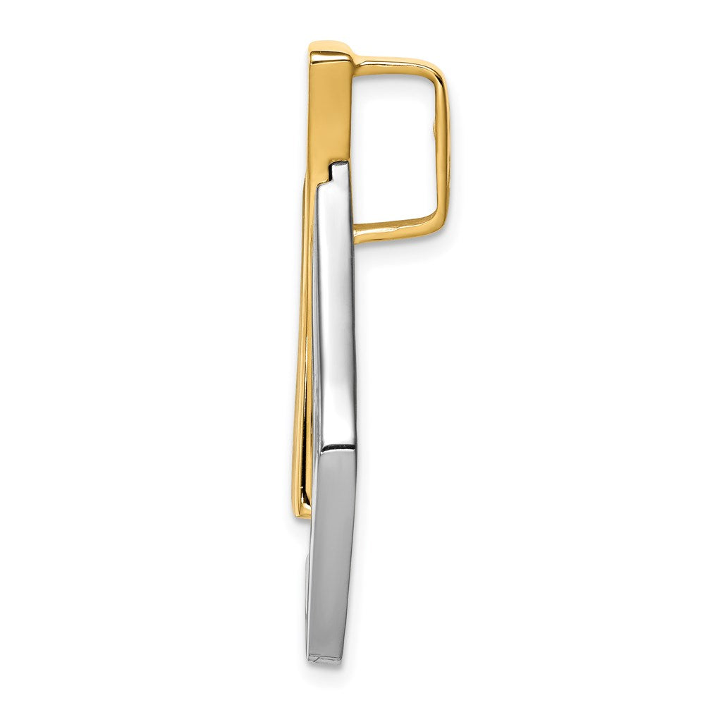 14K Bicolor Passt Up To 6mm Omega, 8mm Wendbar, Omega Anhänger