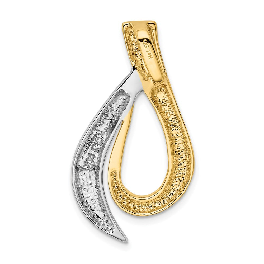 14K Bicolor Passt Up To 6mm Omega, 8mm Wendbar, Omega Anhänger