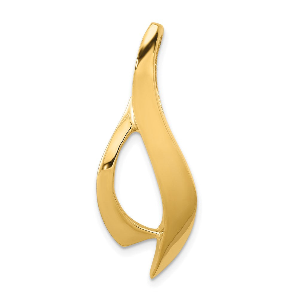 14K Gelbgold Fantasie Passt 6mm Omega Anhänger