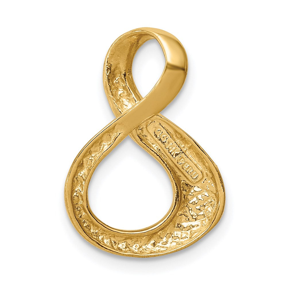 14K Gelbgold Passt Up To 3mm Normal/6mm Fantasie/reversible Fantasie Omega Anhänger