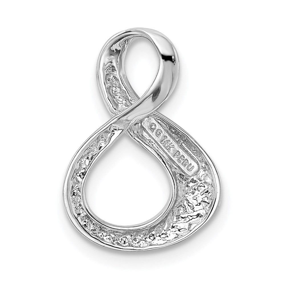 14K Weißgold Anhänger