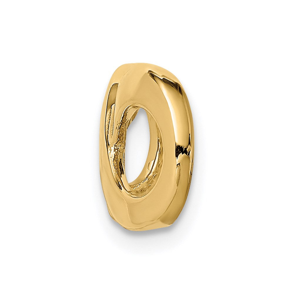 14K Gelbgold Fantasie Poliert Unendlichkeit Figure-8 Anhänger