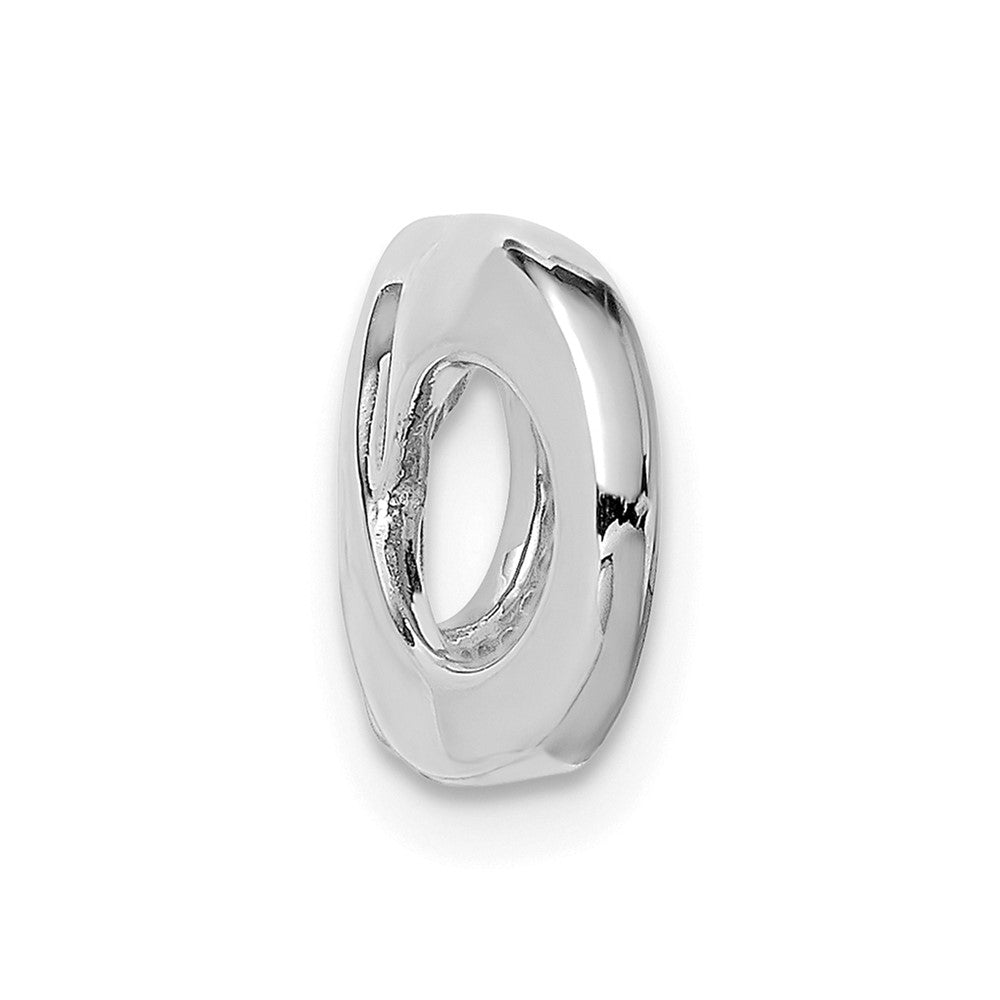 14K Weißgold Unendlichkeit Anhänger