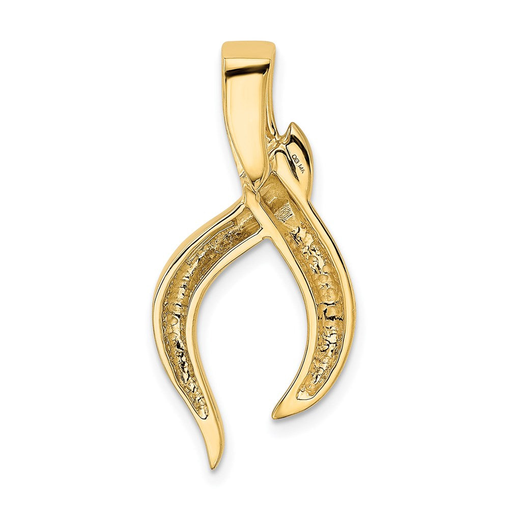 14K Bicolor Fantasie Omega Anhänger