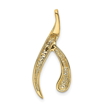 14K Gelbgold Passt Up To 4mm Normal & 6mm Fantasie/reversible Fantasie Omega Anhänger