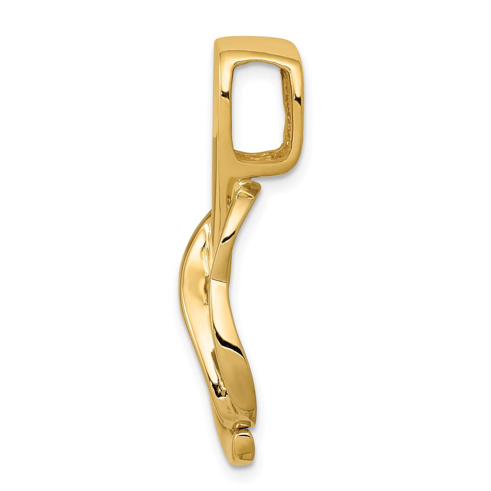 14K Bicolor Fantasie Omega Anhänger