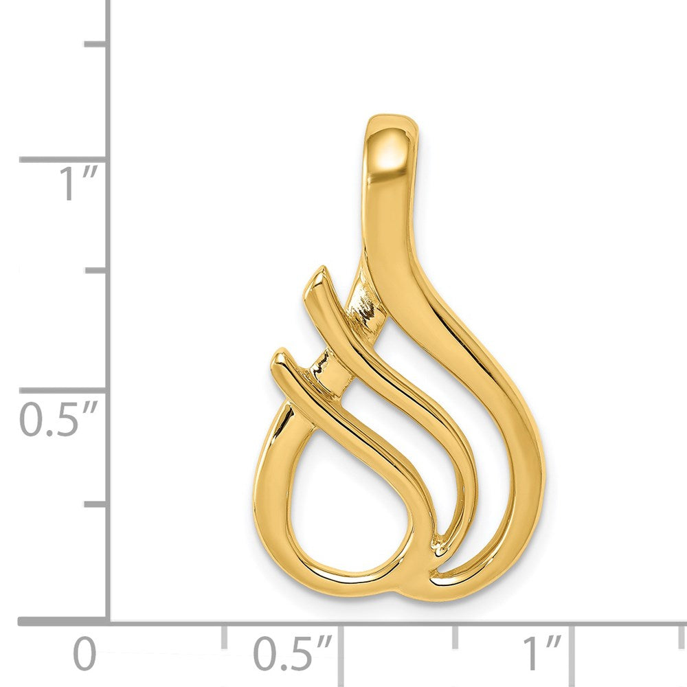 14K Gelbgold Fantasie Anhänger