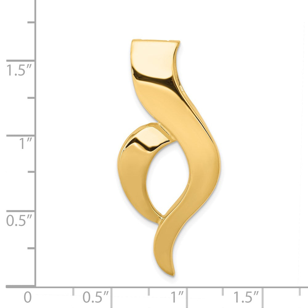 14K Gelbgold Fantasie Omega Anhänger