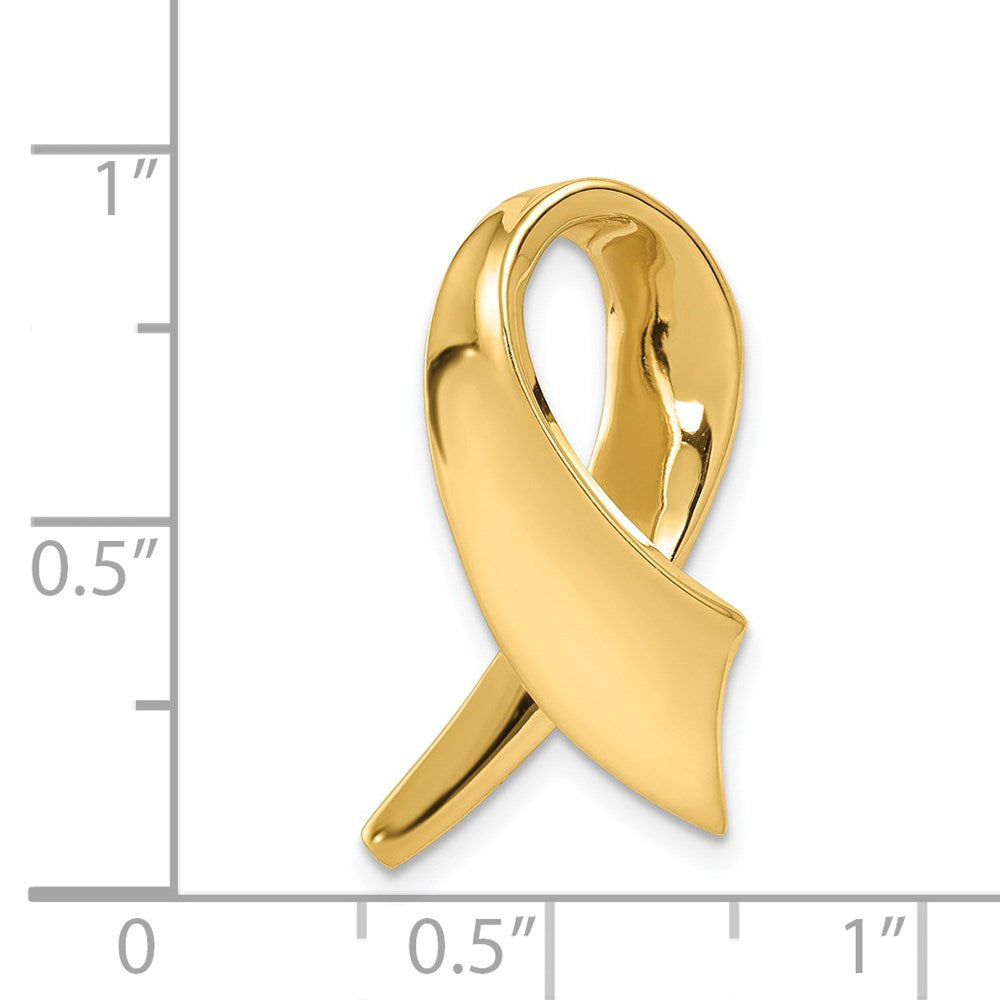 14K Gelbgold Passt Up To 6mm Normal 10mm Fantasie/reversible Omega Anhänger