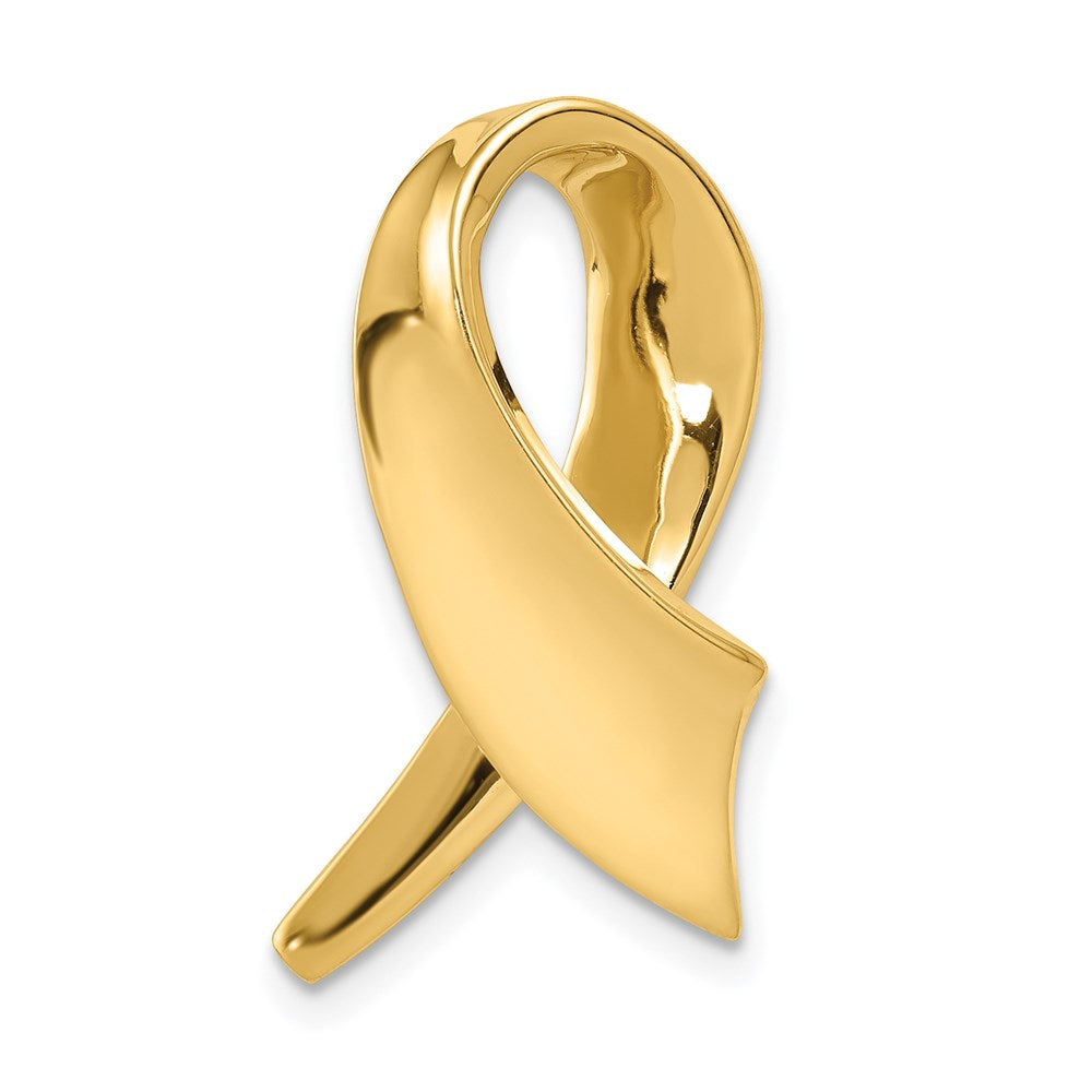 14K Gelbgold Passt Up To 6mm Normal 10mm Fantasie/reversible Omega Anhänger