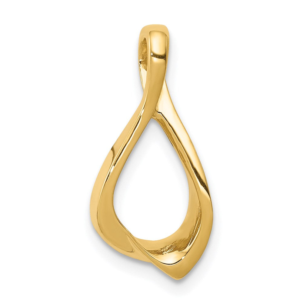 14K Gelbgold Kette Anhänger Omega