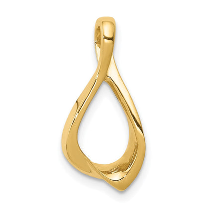 14K Gelbgold Kette Anhänger Omega