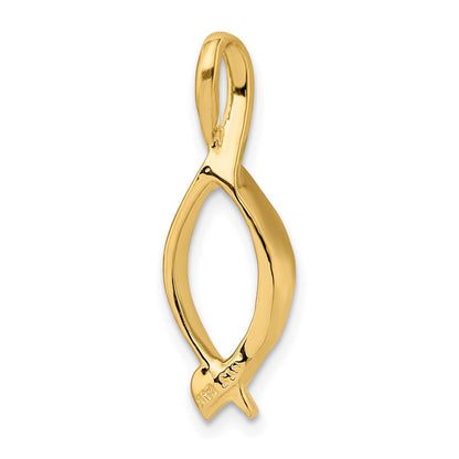 14K Gelbgold Omega Anhänger
