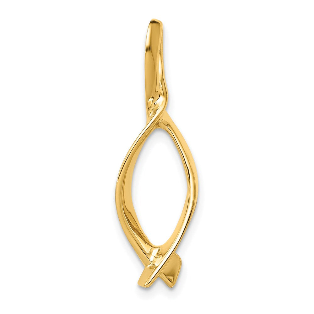 14K Gelbgold Omega Anhänger