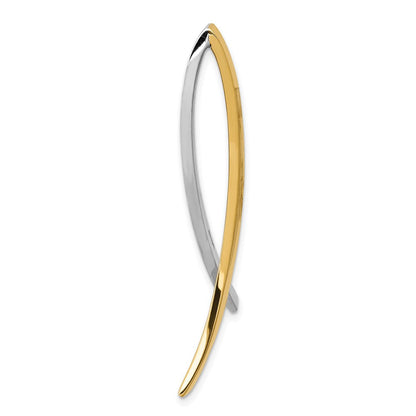 14K Bicolor Contemporary Anhänger