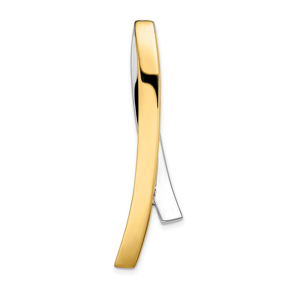 14K Bicolor Contemporary Anhänger