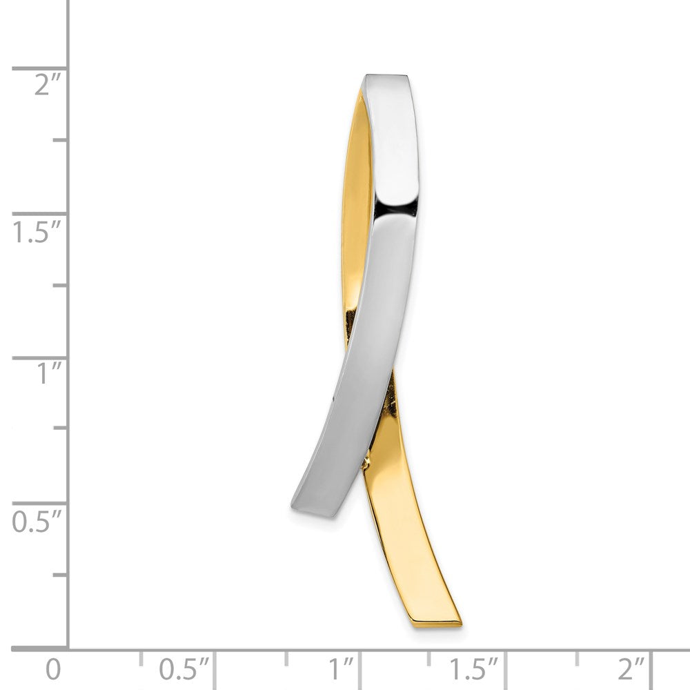14K Bicolor Contemporary Anhänger