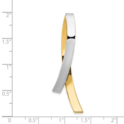 14K Bicolor Contemporary Anhänger