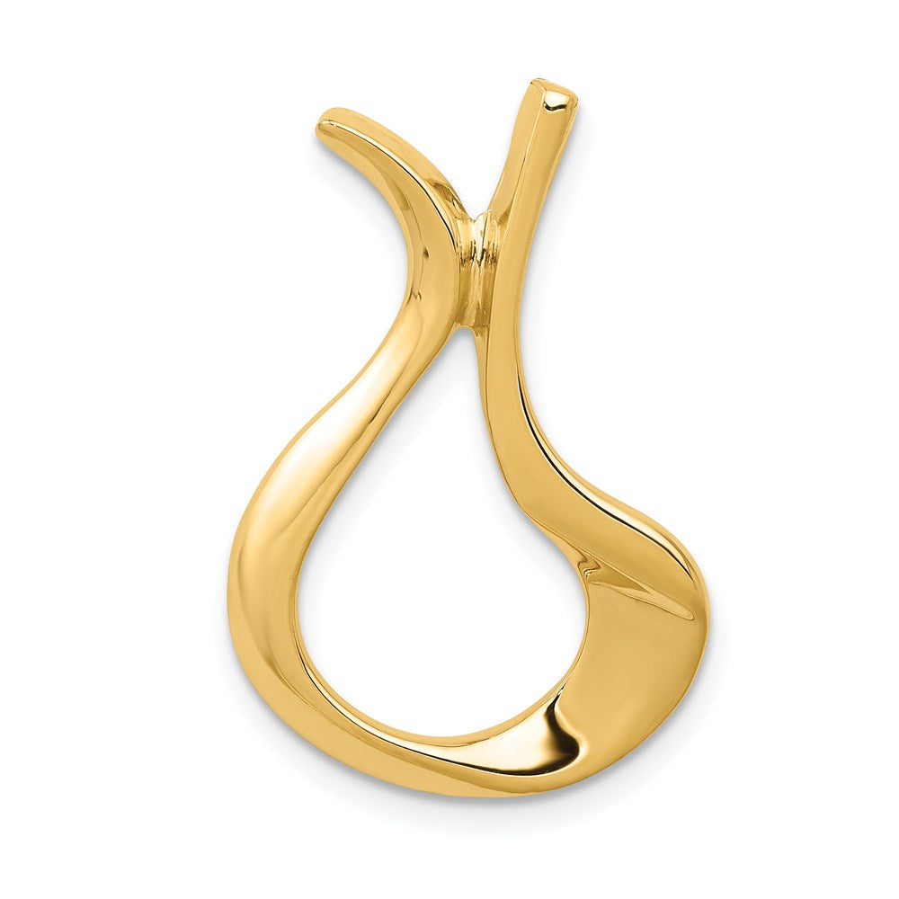 14K Gelbgold Poliert Anhänger