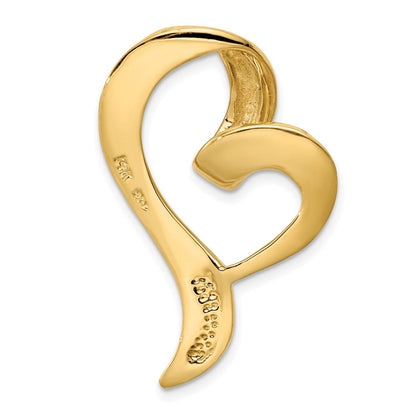 14K Gelbgold Herz Anhänger