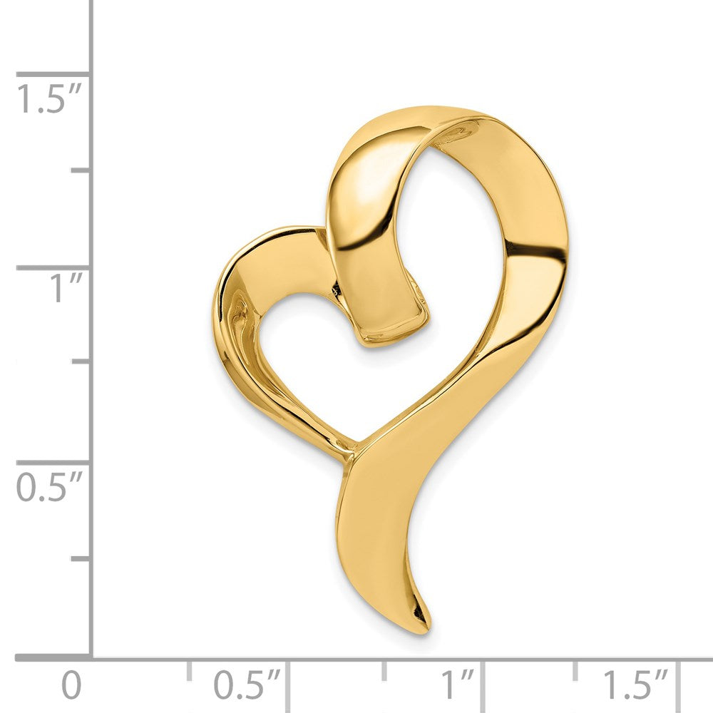 14K Gelbgold Herz Anhänger
