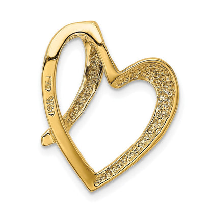 14K Gelbgold Herz Anhänger