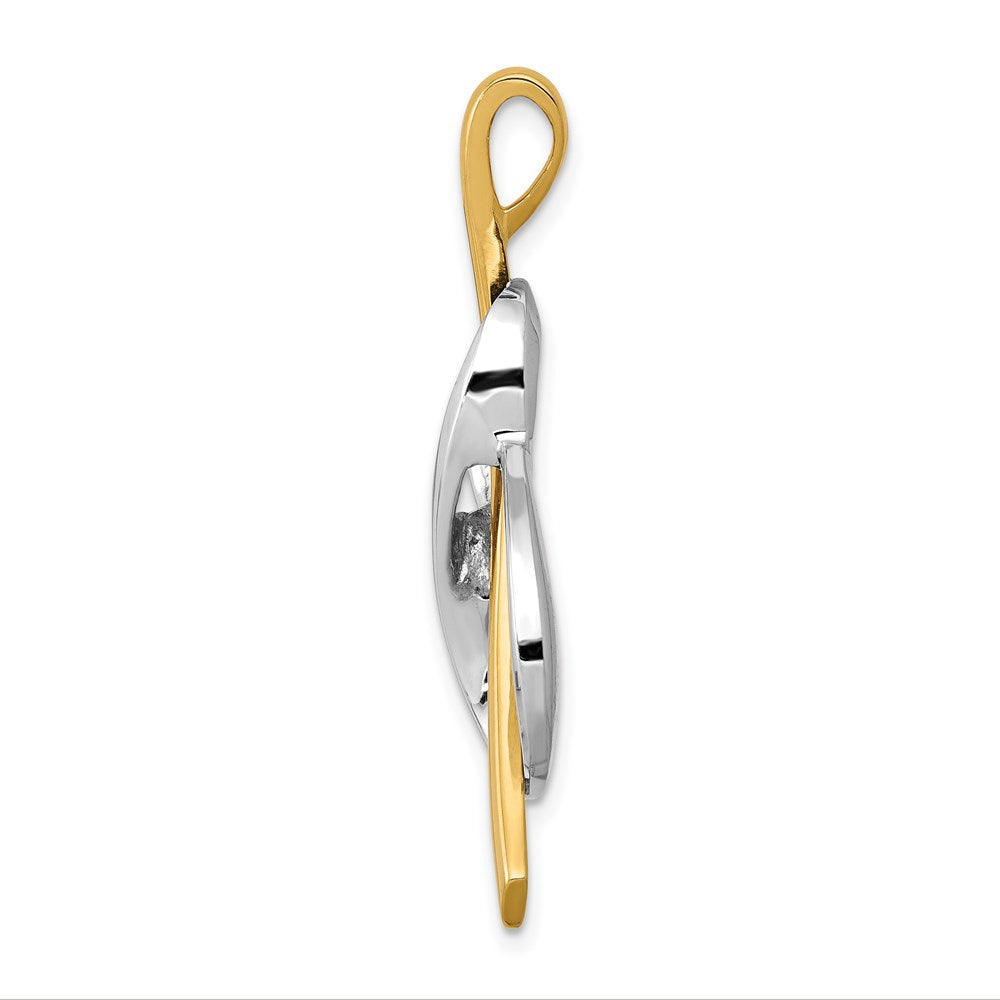 14K Bicolor Anhänger