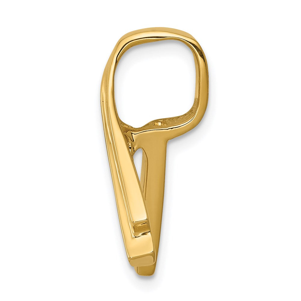 14K Gelbgold Passt Up To 6mm Normal und Fantasie Omega Anhänger