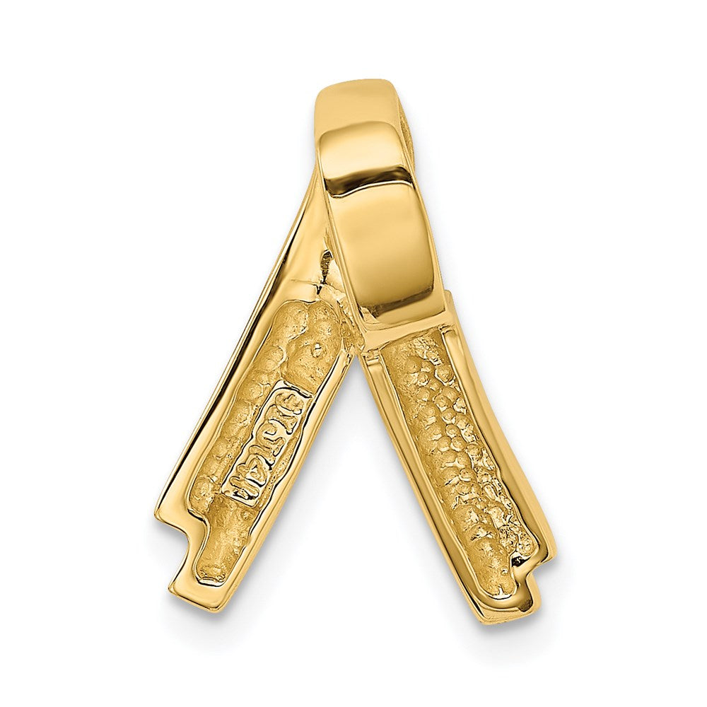 14K Gelbgold Passt Up To 6mm Normal und Fantasie Omega Anhänger