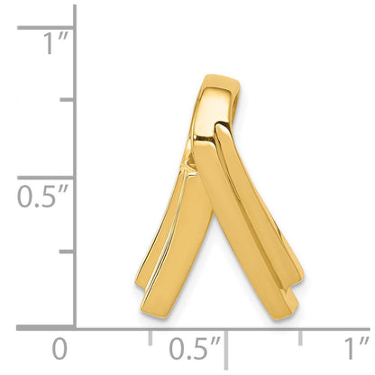 14K Gelbgold Passt Up To 6mm Normal und Fantasie Omega Anhänger