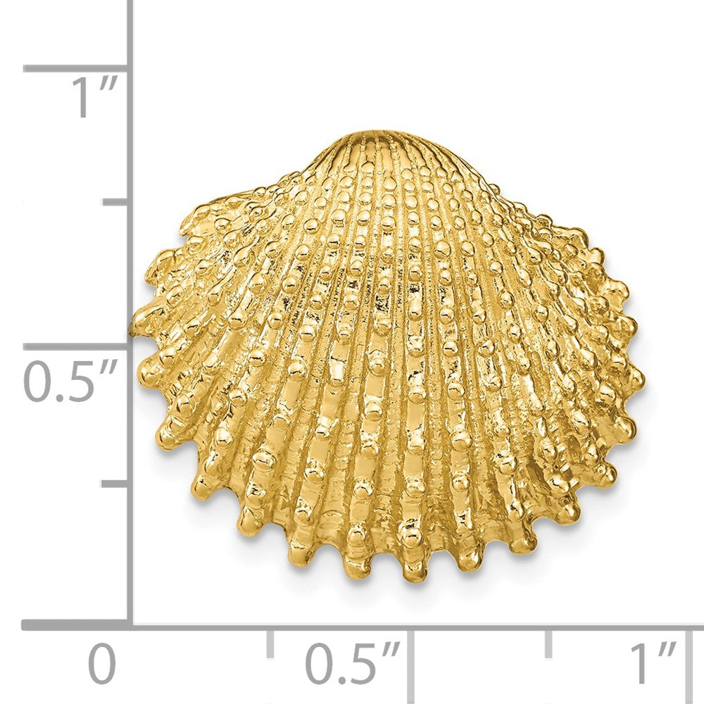 14K Gelbgold Muschel Anhänger