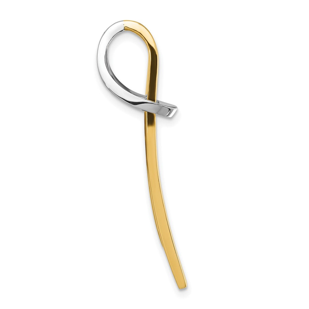 14K Bicolor Knoten Anhänger