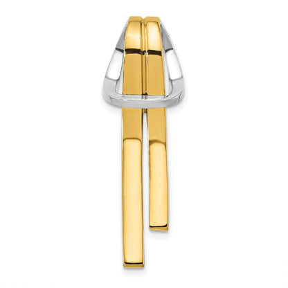14K Bicolor Knoten Anhänger