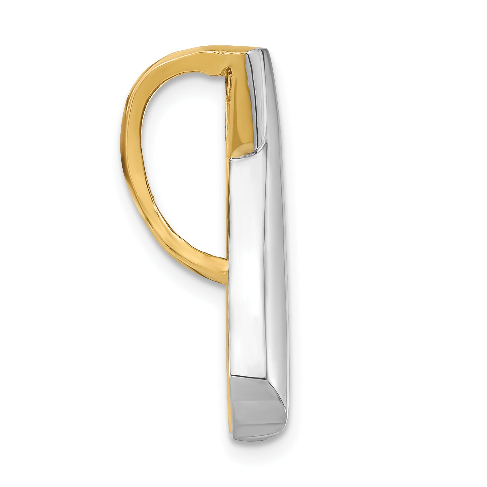 14K Bicolor X Anhänger