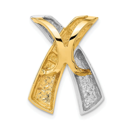 14K Bicolor X Anhänger