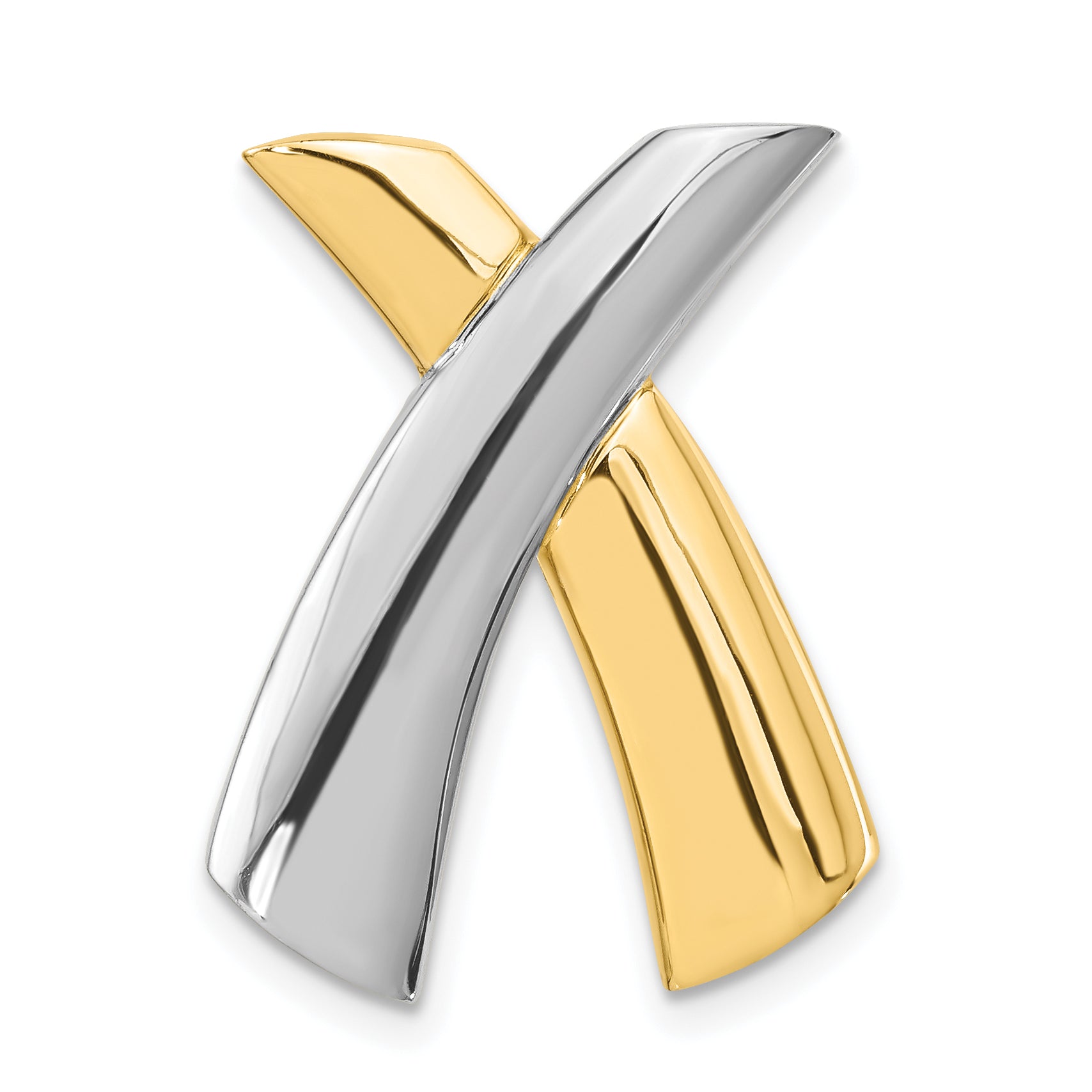 14K Bicolor X Anhänger