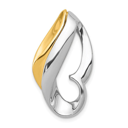 14K Bicolor Passt Up To 6mm Omega, 8mm Wendbar, Omega Anhänger