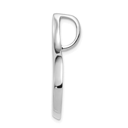 14K Weißgold Passt Up To 6mm Normal und Fantasie Omega Anhänger