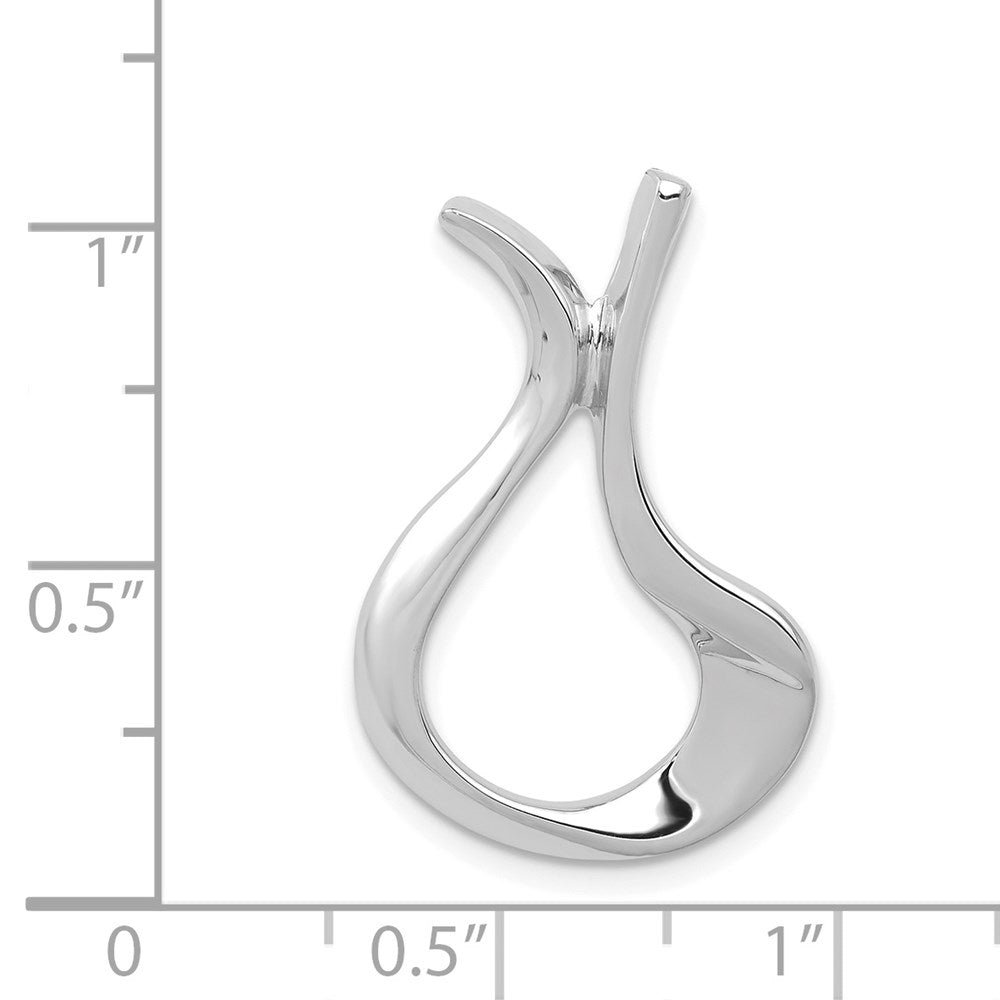 14K Weißgold Anhänger