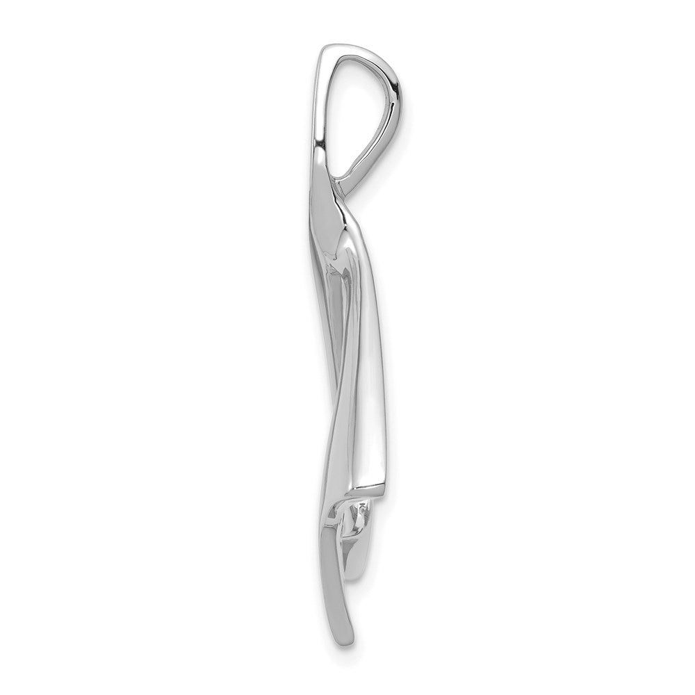 14K Weißgold Anhänger