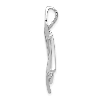 14K Weißgold Anhänger