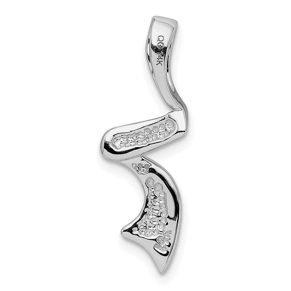 14K Weißgold Anhänger