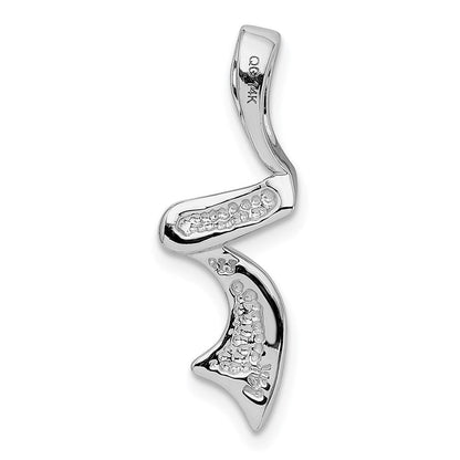 14K Weißgold Anhänger