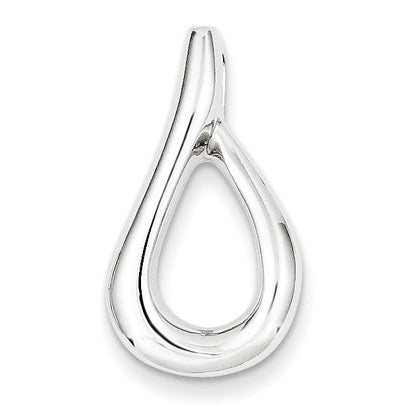 14K Weißgold Passt Up To 4mm Omega, 6mm Wendbar, Omega Anhänger