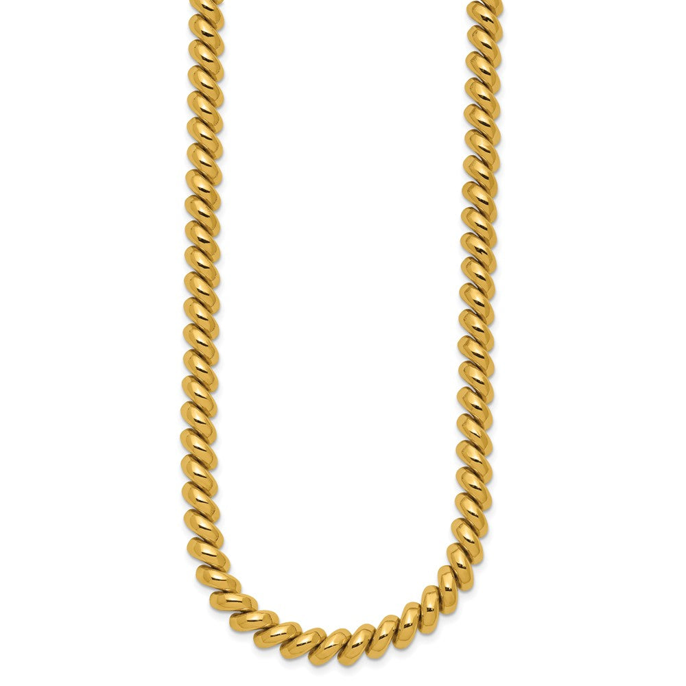 14K Gelbgold Poliert San Marco Halskette