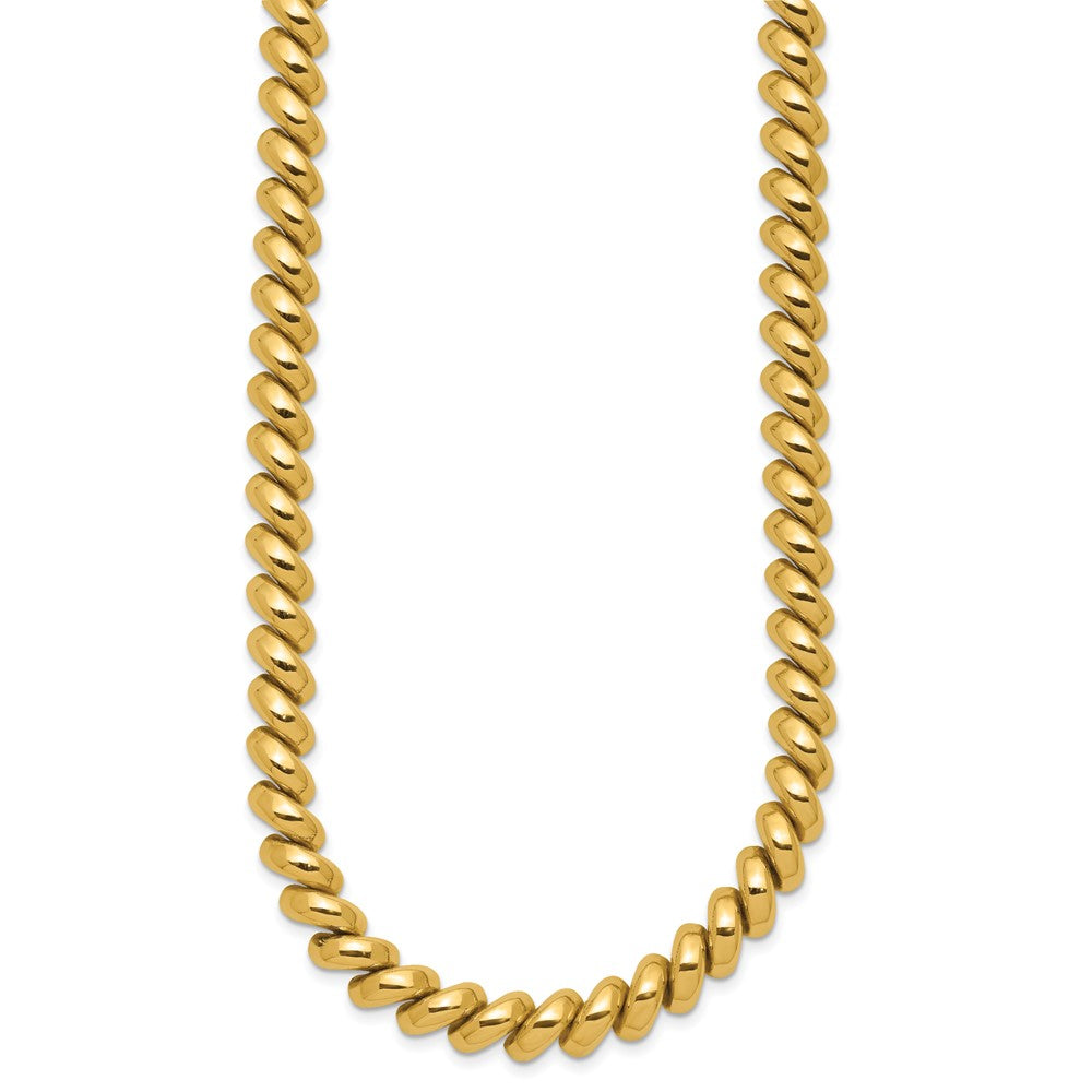 14K Gelbgold Poliert San Marco Halskette