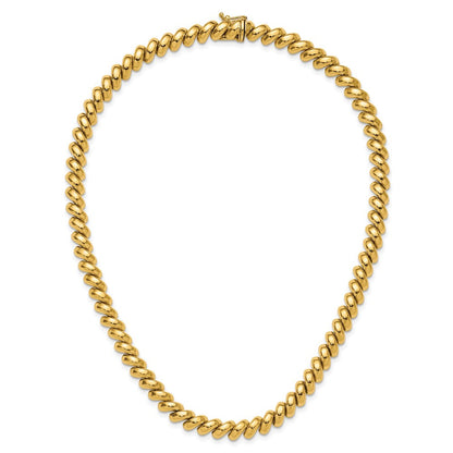14K Gelbgold Poliert San Marco Halskette