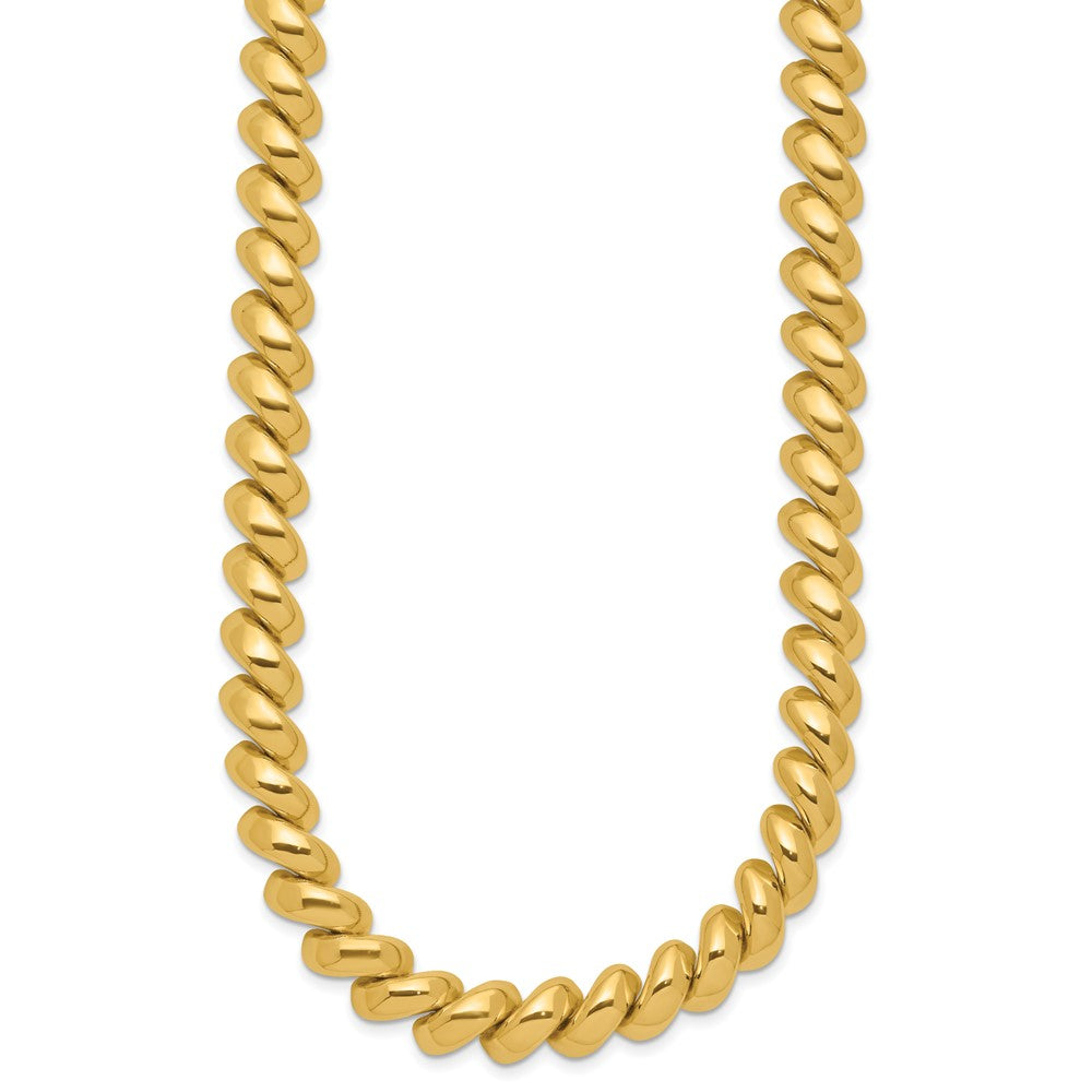 14K Gelbgold Poliert San Marco Halskette